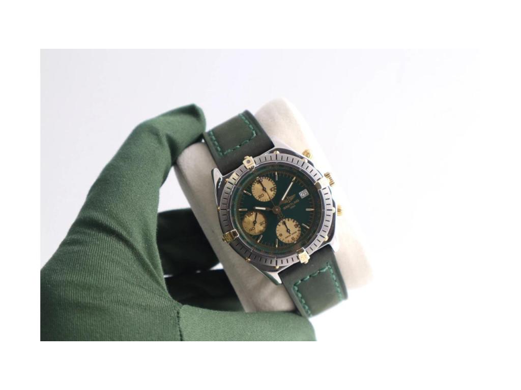 TF Asia Breitling Chronomat B13048 Green Dial Steel