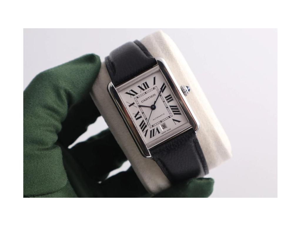 AF Cartier Tank Solo XL 3515 White Dial